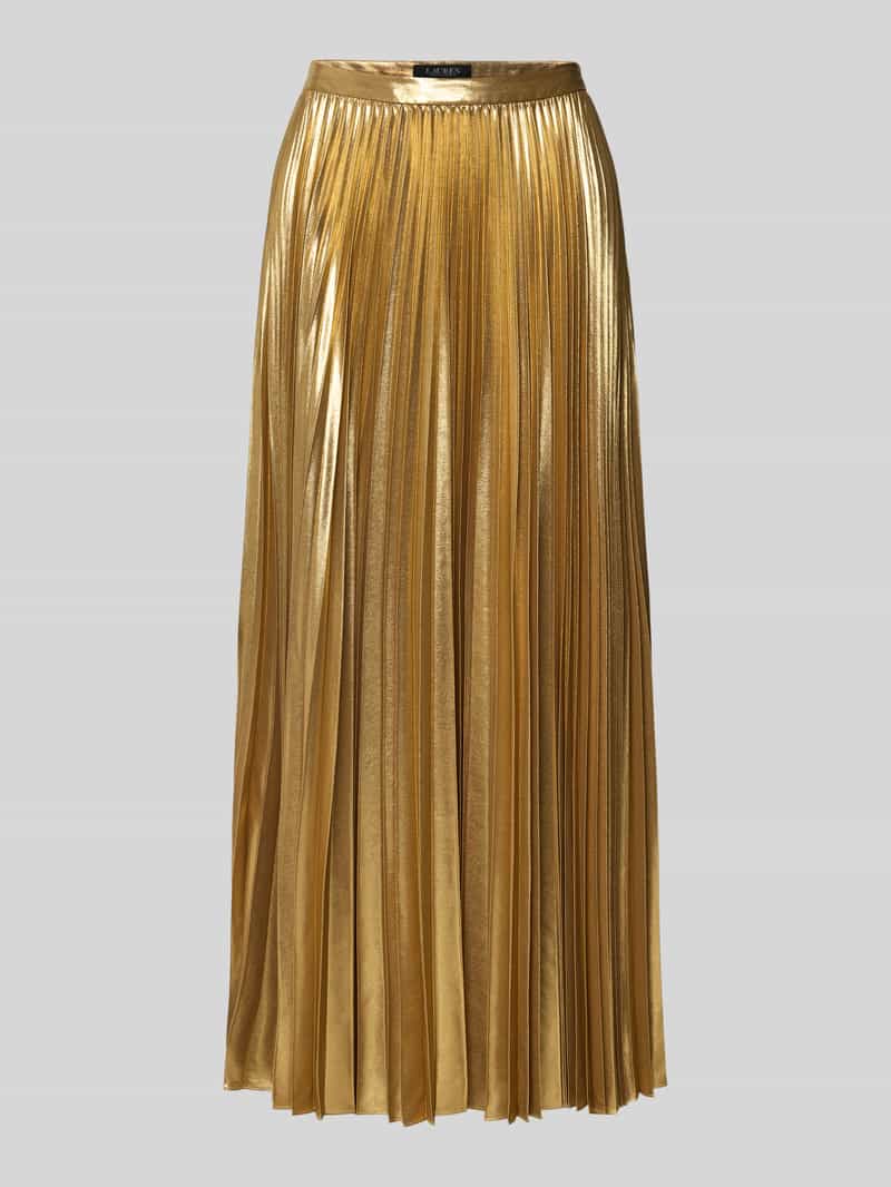 Lauren Ralph Lauren Midirok met plissévouwen model 'VANETTA'