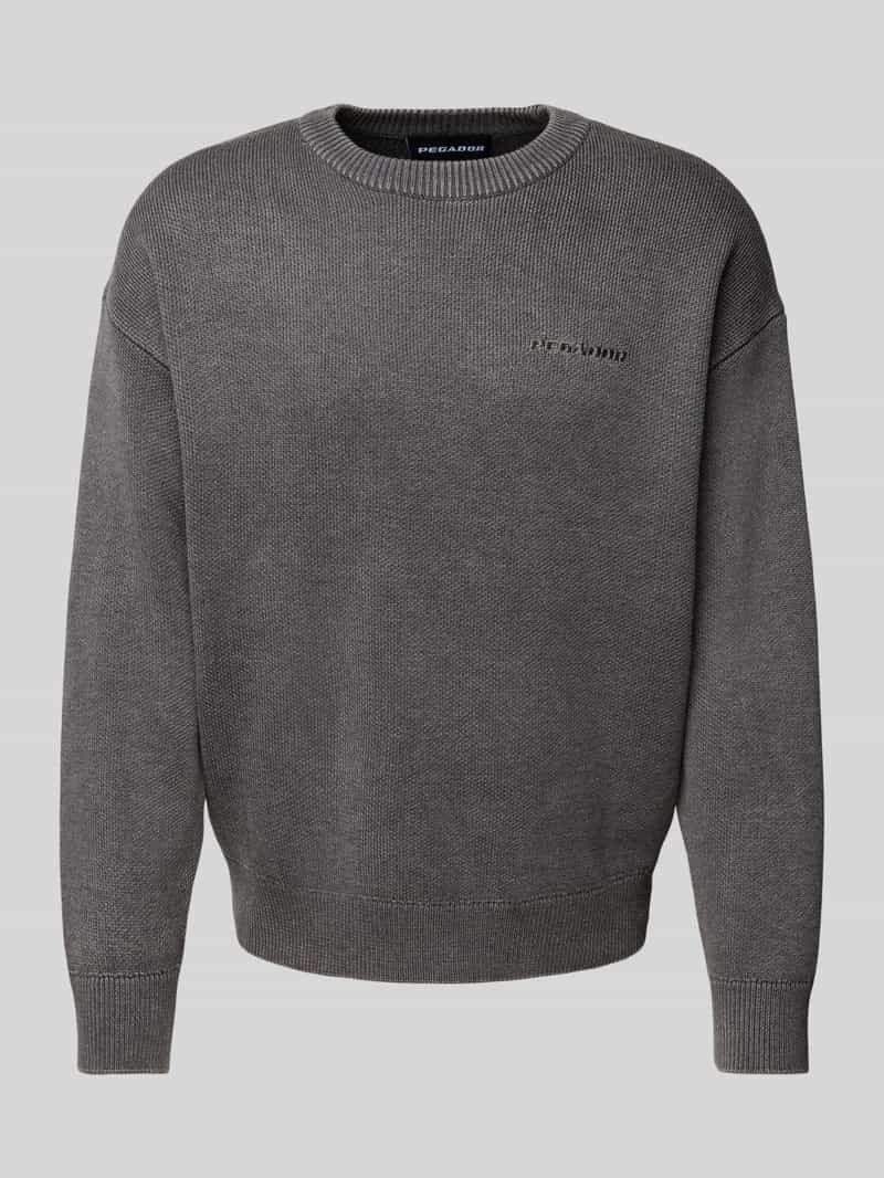 Pegador Oversized gebreide pullover met ribboorden
