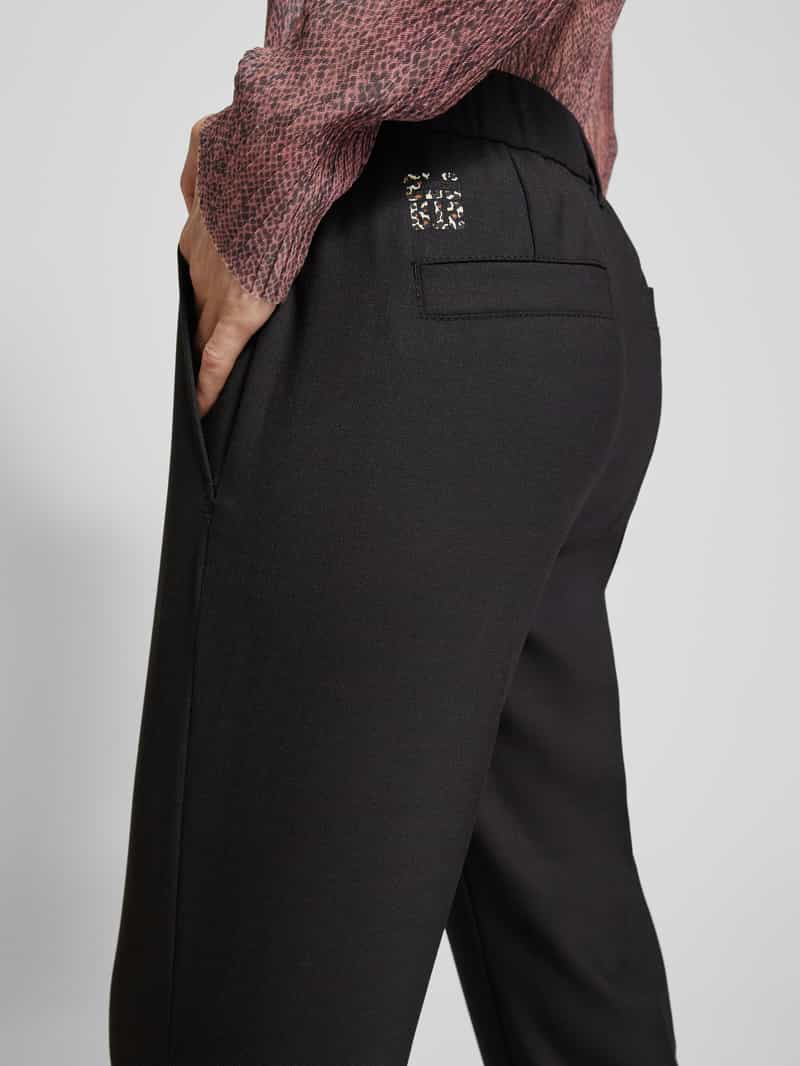 Marc Cain Slim fit pantalon met persplooien