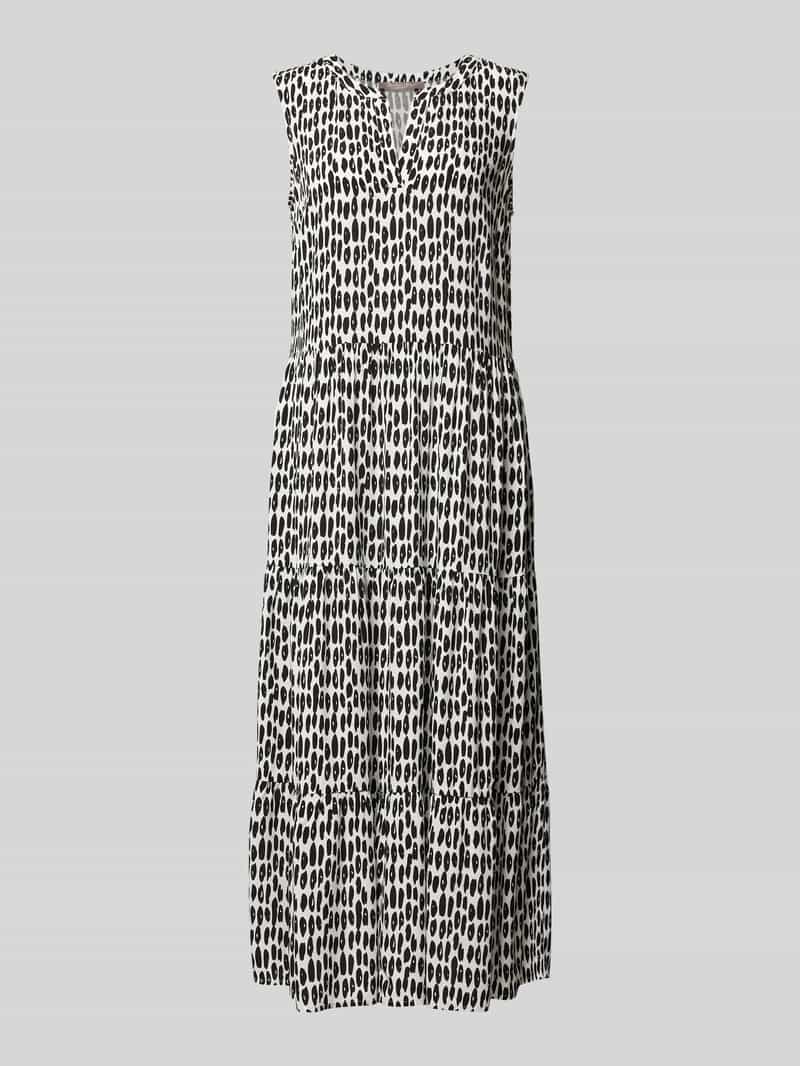 Christian Berg Woman Selection Midi-jurk met all-over motief