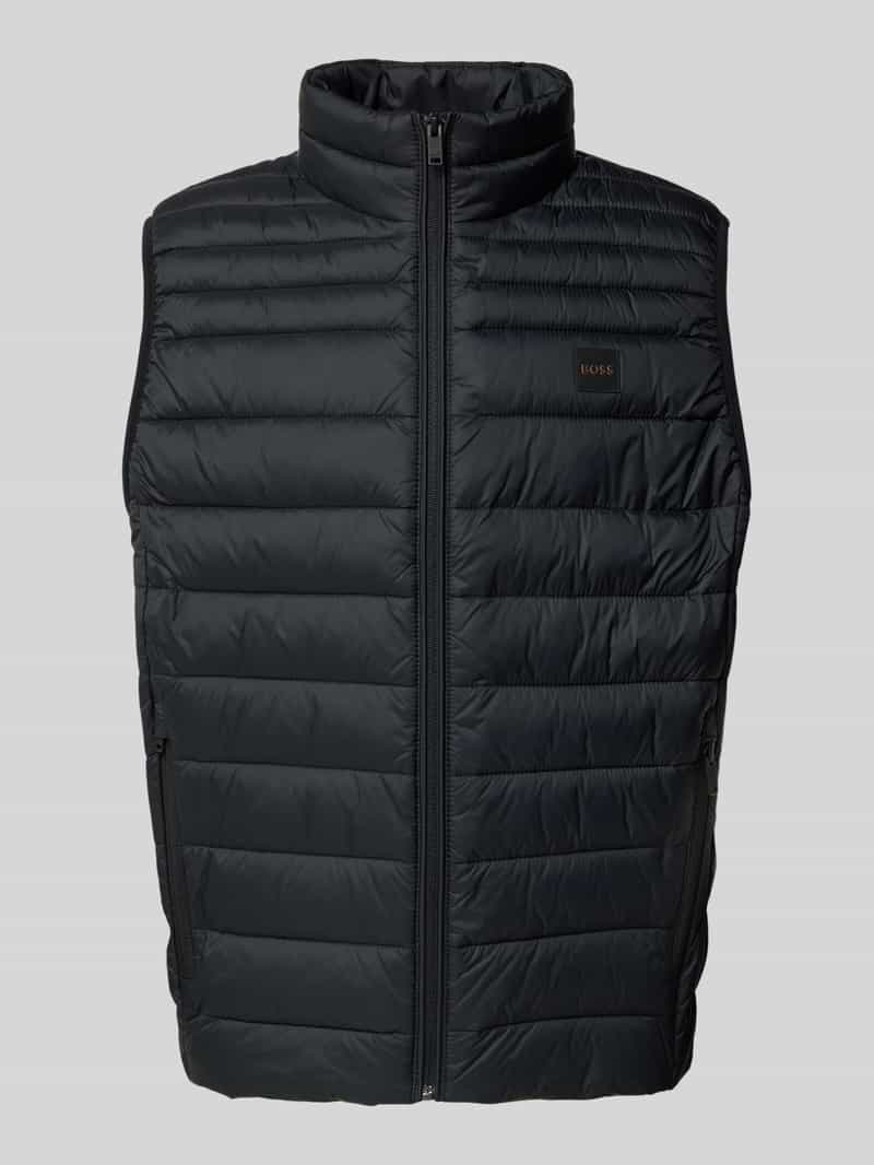Boss Orange Slim fit bodywarmer met ritszakken model 'ODENO2'