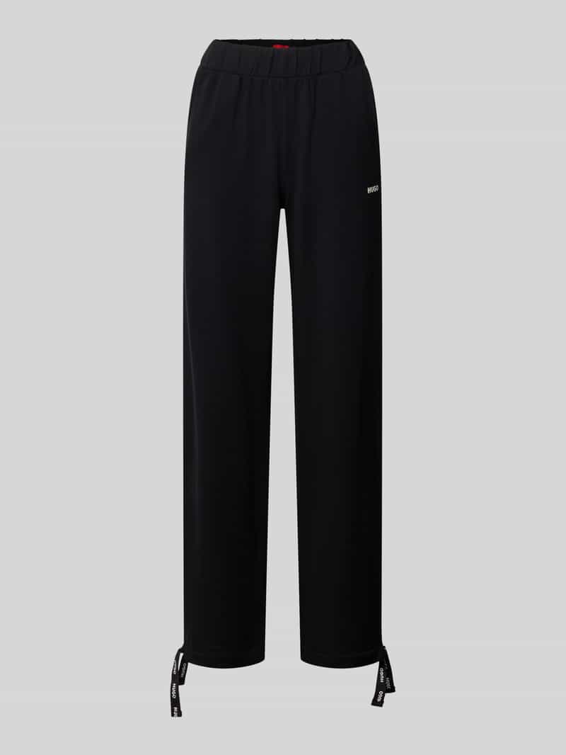 HUGO Regular fit sweatpants van modalmix model 'CASUAL'