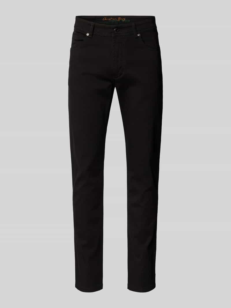 regular fit jeans met merkdetail