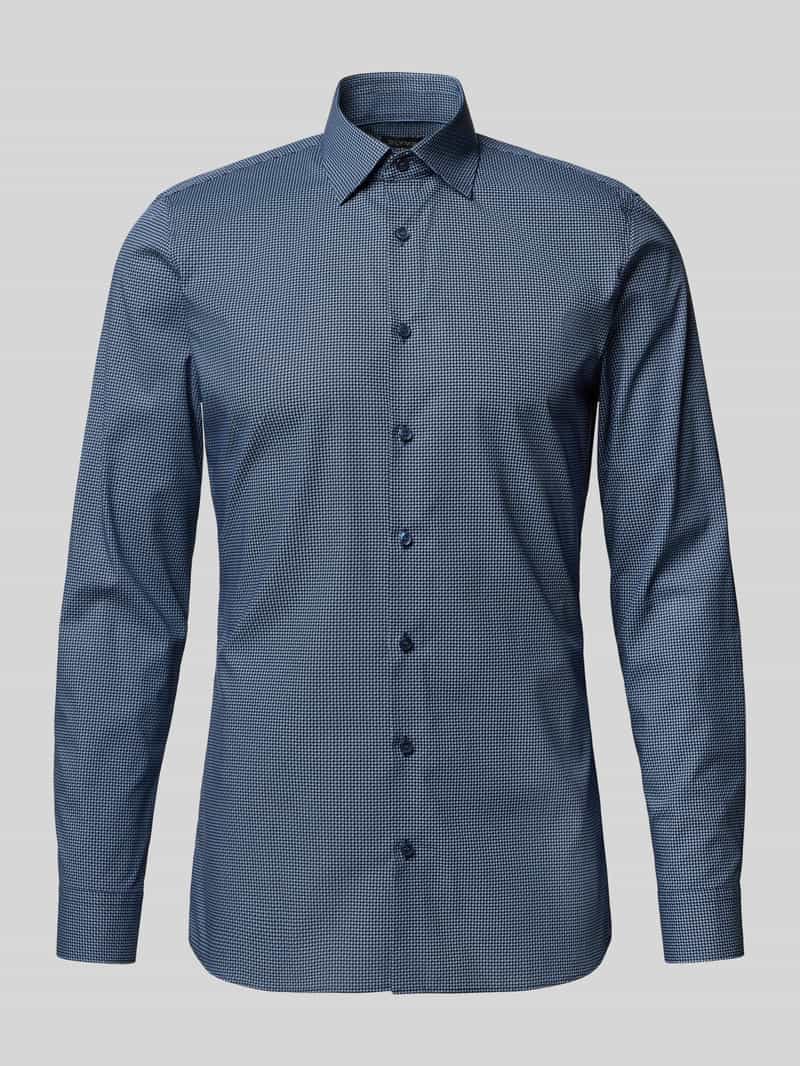 OLYMP No. Six Super slim fit zakelijk overhemd met kentkraag