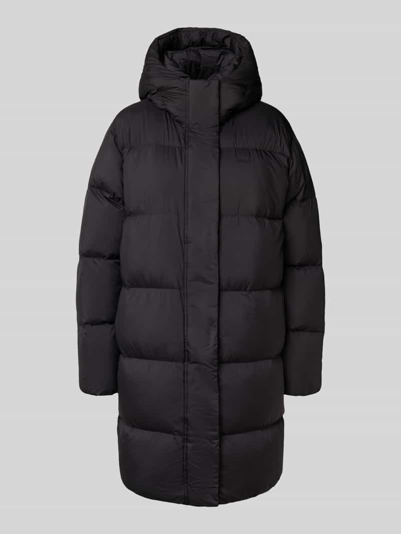 Tommy Hilfiger Regular fit lange donsjas met capuchon