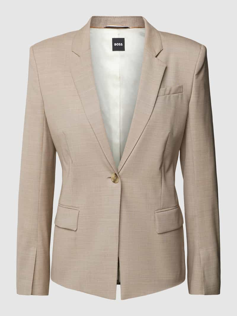 BOSS Black Women Blazer met borstzak model 'Janeri'