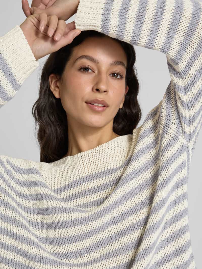 Marc O'Polo Comfort fit gebreide pullover van katoenmix
