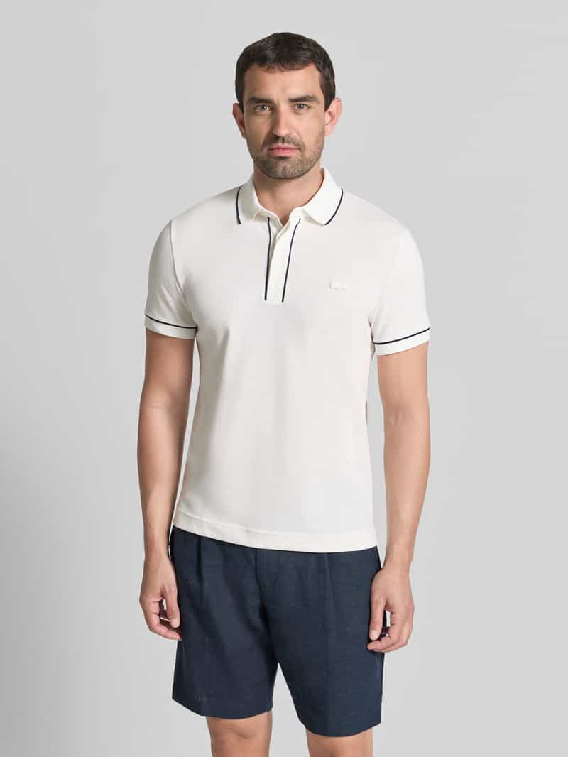 Lacoste regular fit polo wit, foto 4