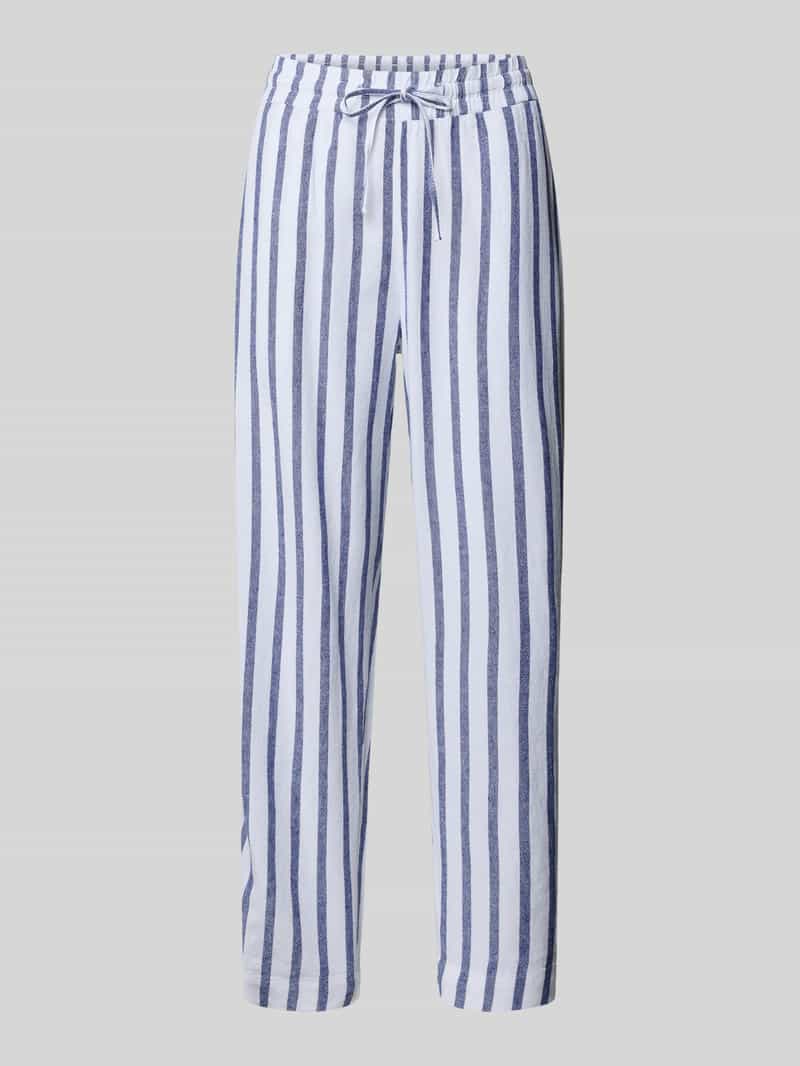 FREE QUENT Straight leg stoffen broek met tunnelkoord model 'Lavisco'