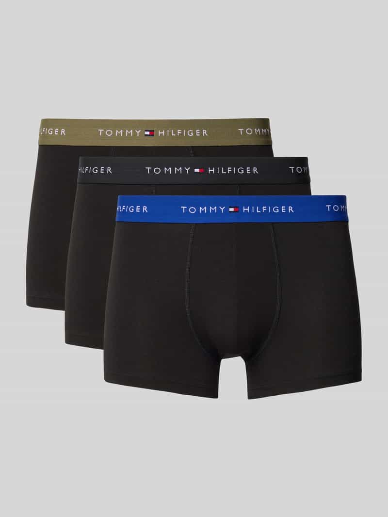 Tommy Hilfiger Regular fit boxershort van een mix van katoen en elastaan in een set van 3 stuks