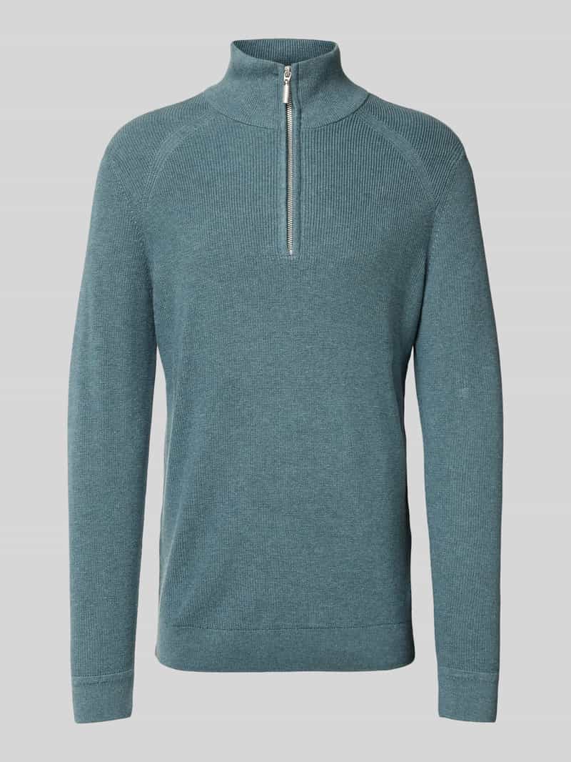 Tom Tailor Regular fit schipperstrui van puur ribgebreid katoen