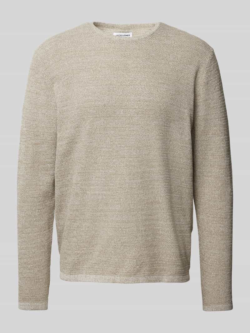 jack & jones Gebreide pullover met ronde hals model 'GEORGE'