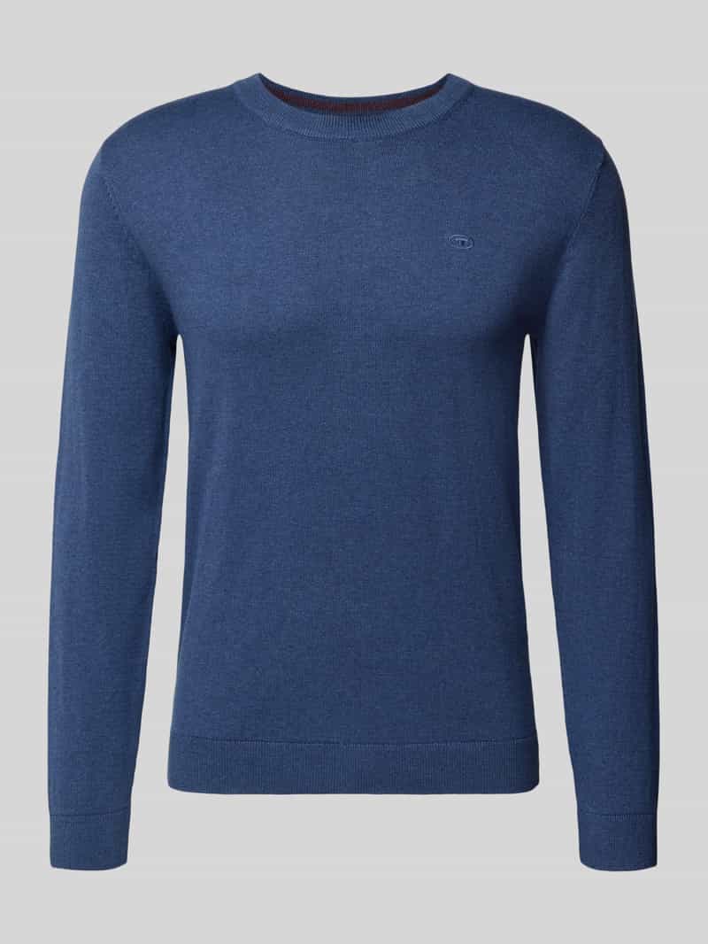 Tom Tailor Regular fit gebreide pullover van zuiver katoen