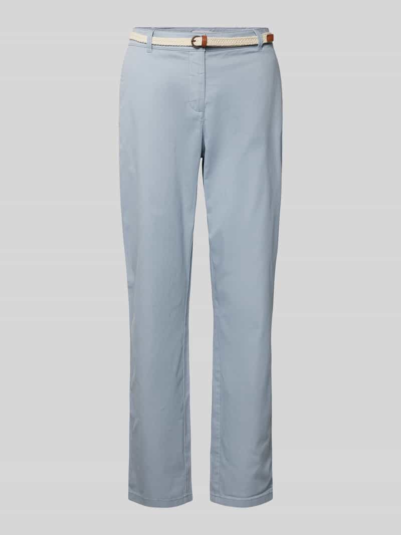 Christian Berg Woman Casual fit chino met riem