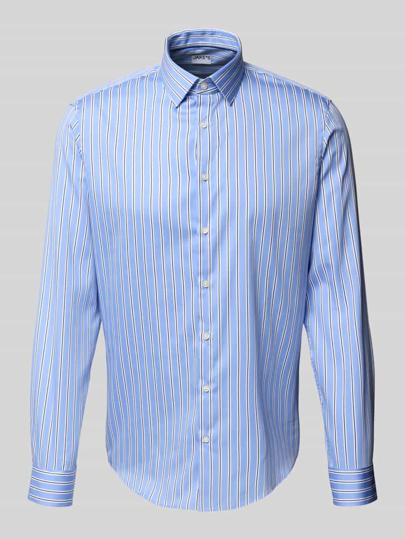 Jake*s Slim fit zakelijk overhemd met knoopsluiting