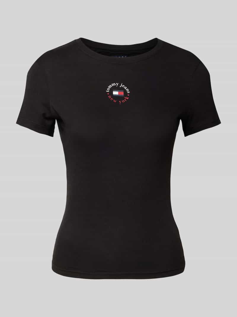 Tommy Jeans T-shirt met ronde hals model 'ESSENTIAL'