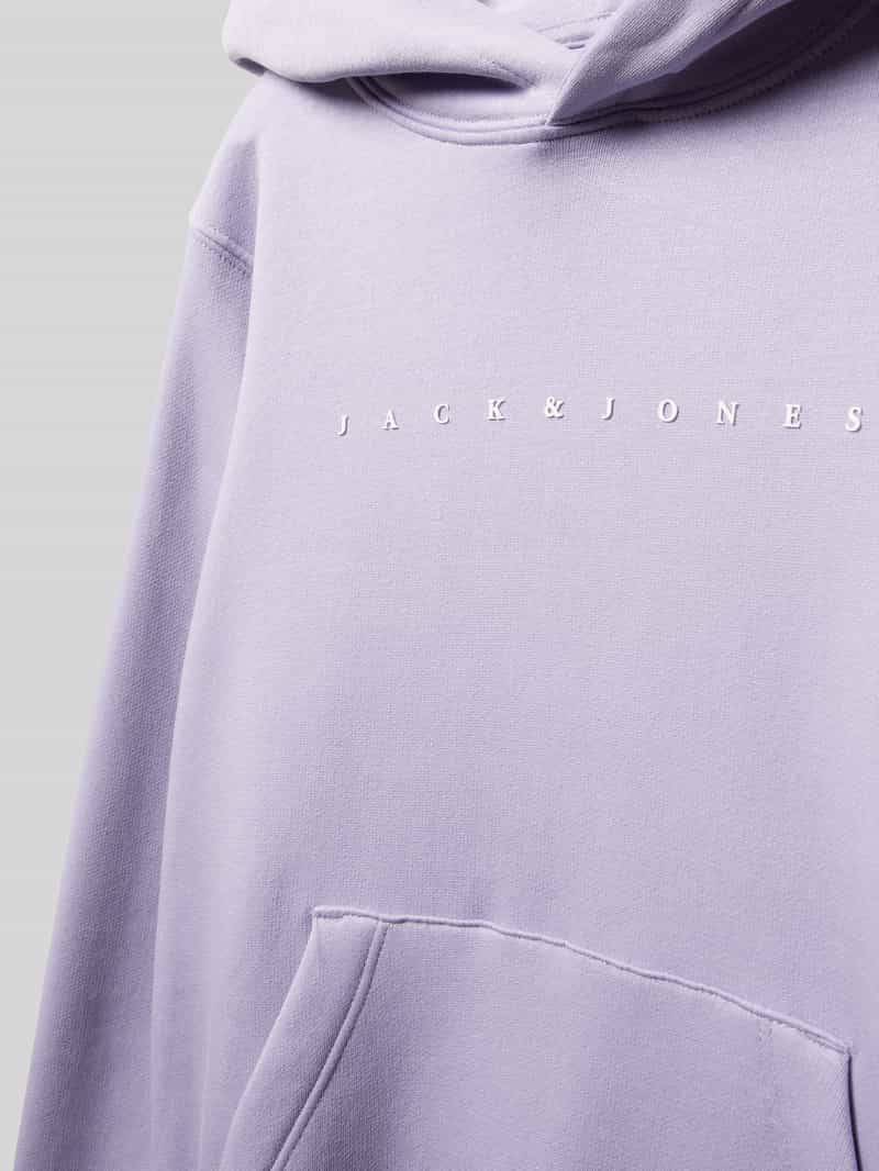 jack & jones Hoodie met labelprint model 'VERMONT'