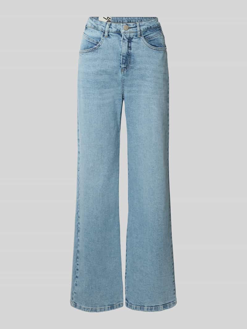 Opus Wide leg jeans met steekzakken model 'Mivy fresh'
