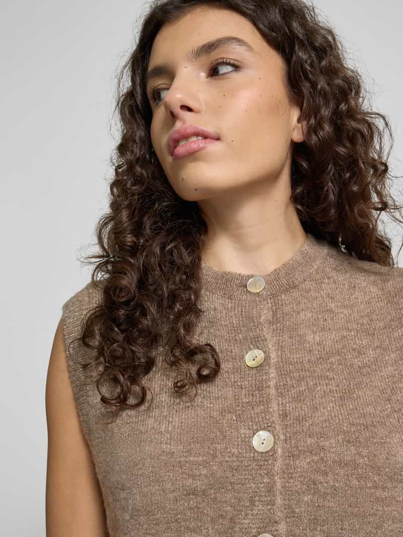 Gina Tricot Mouwloos vest met ronde hals