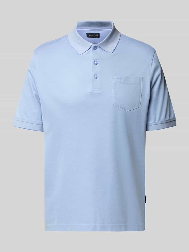 Bugatti Poloshirt met borstzak