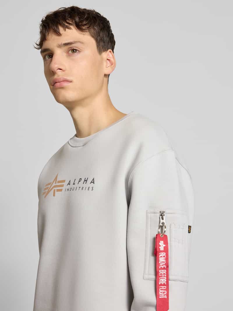 alpha industries Sweatshirt met labelprint