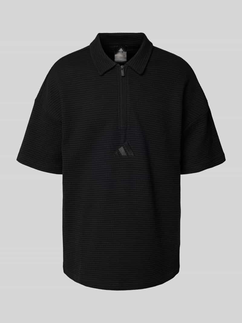 adidas Sportswear Relaxed fit poloshirt met labelstitching