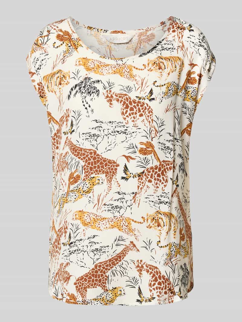 T-shirt met ronde hals