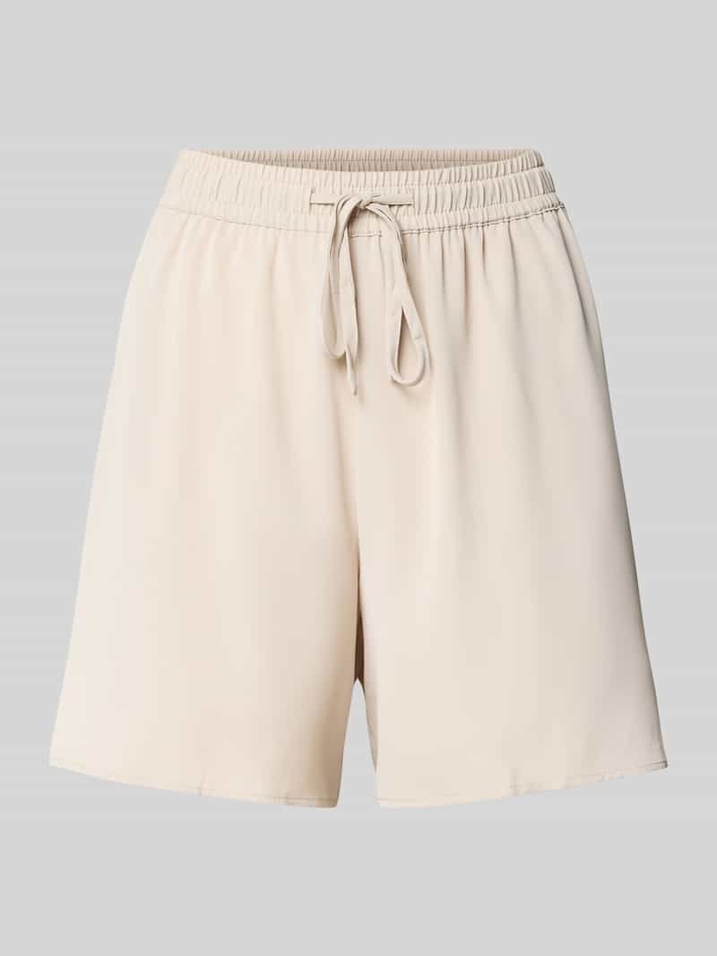 Pieces Regular fit korte sportbroek met tunnelkoord model 'FUA'