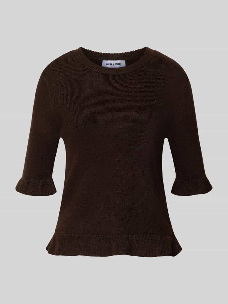 MORE & MORE Shirt met lange mouwen met viscose
