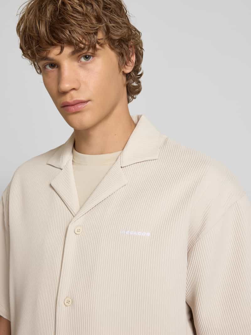 Pegador Relaxed fit vrijetijdsoverhemd met plissévouwen model 'TROY'