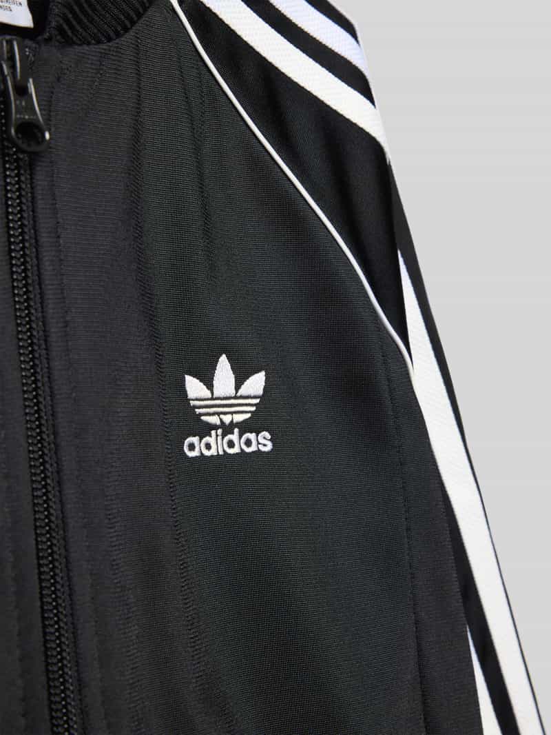 adidas Originals Regular fit sweatjack met logostitching model 'Track'