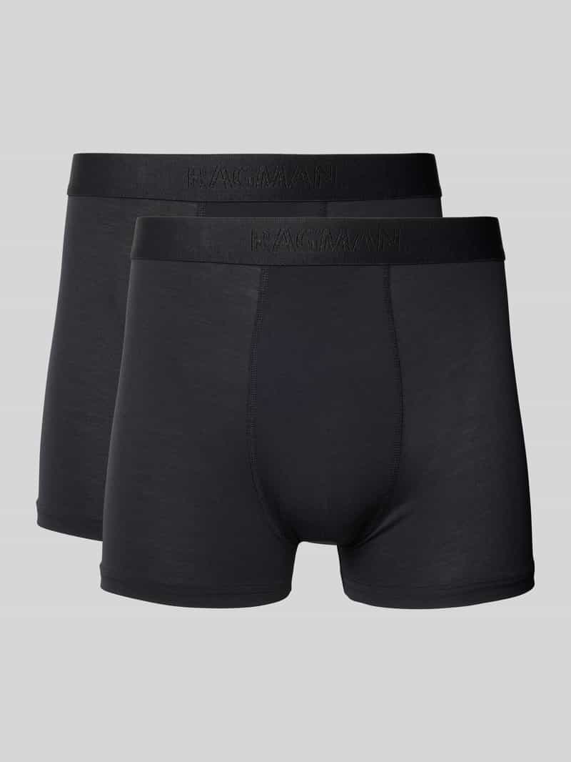 RAGMAN Boxershort met elastische band met label