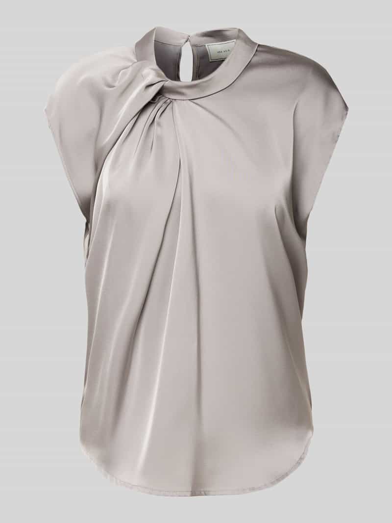 NEO NOIR Regular fit blousetop met satijnlook model 'FLEUR'
