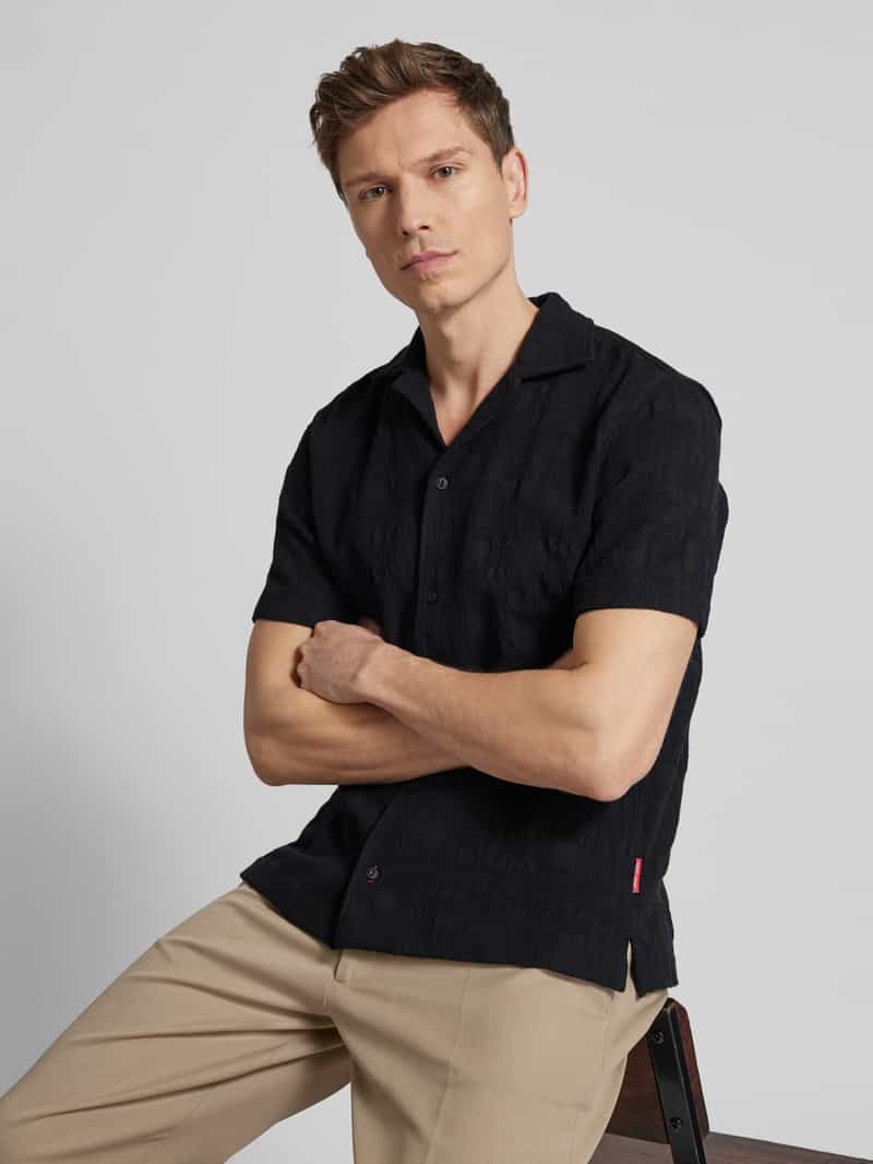 JOOP! JEANS Regular fit vrijetijdsoverhemd met reverskraag model 'Hanau'