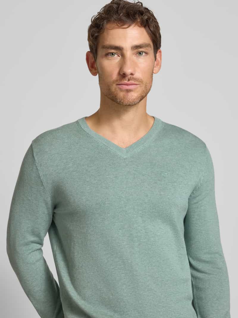 Tom Tailor Regular fit pullover van puur katoen