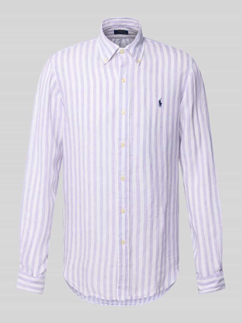 Polo Ralph Lauren Custom fit linnen overhemd met button-downkraag