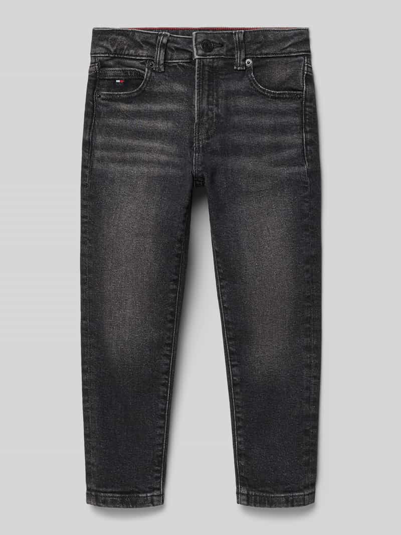 Tommy Hilfiger Kids Straight fit jeans van katoenmix