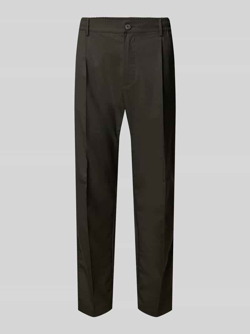 CRUNA Pantalon met bandplooien