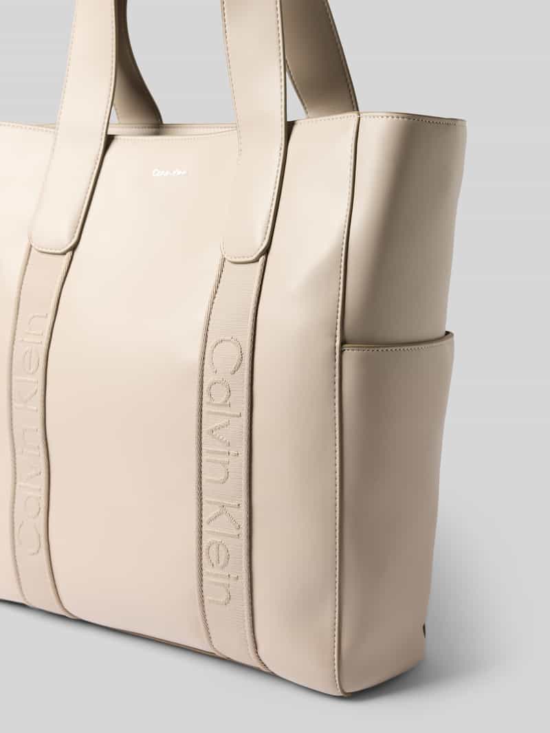 CK Calvin Klein Tote bag in leerlook