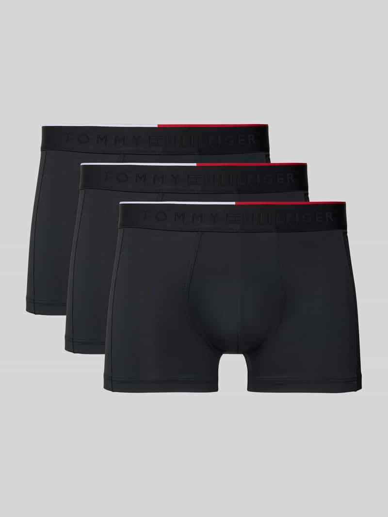 Tommy Hilfiger Boxershort met elastische band met logo in een set van 3 stuks