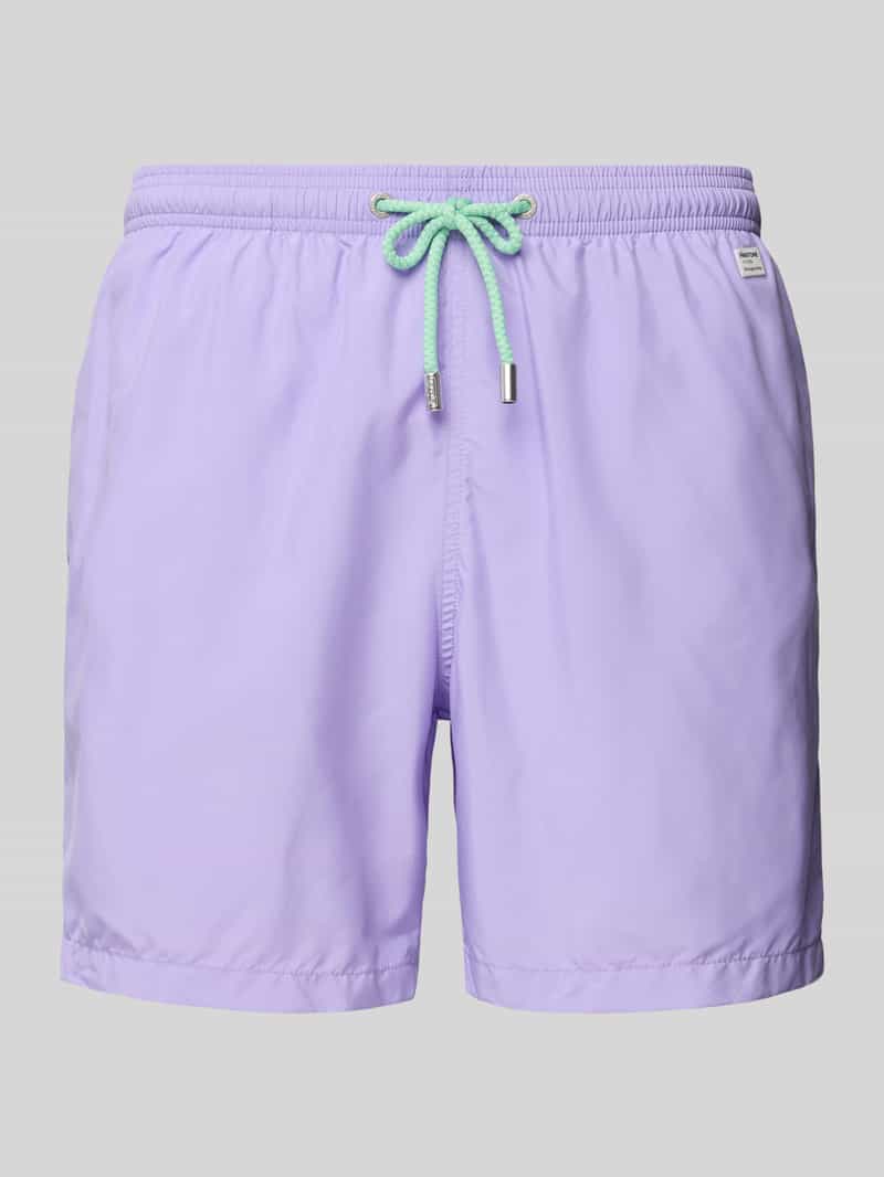 MC2 Saint Barth Regular fit korte zwembroek met labelbadge model 'LIGHTING PANTONE'