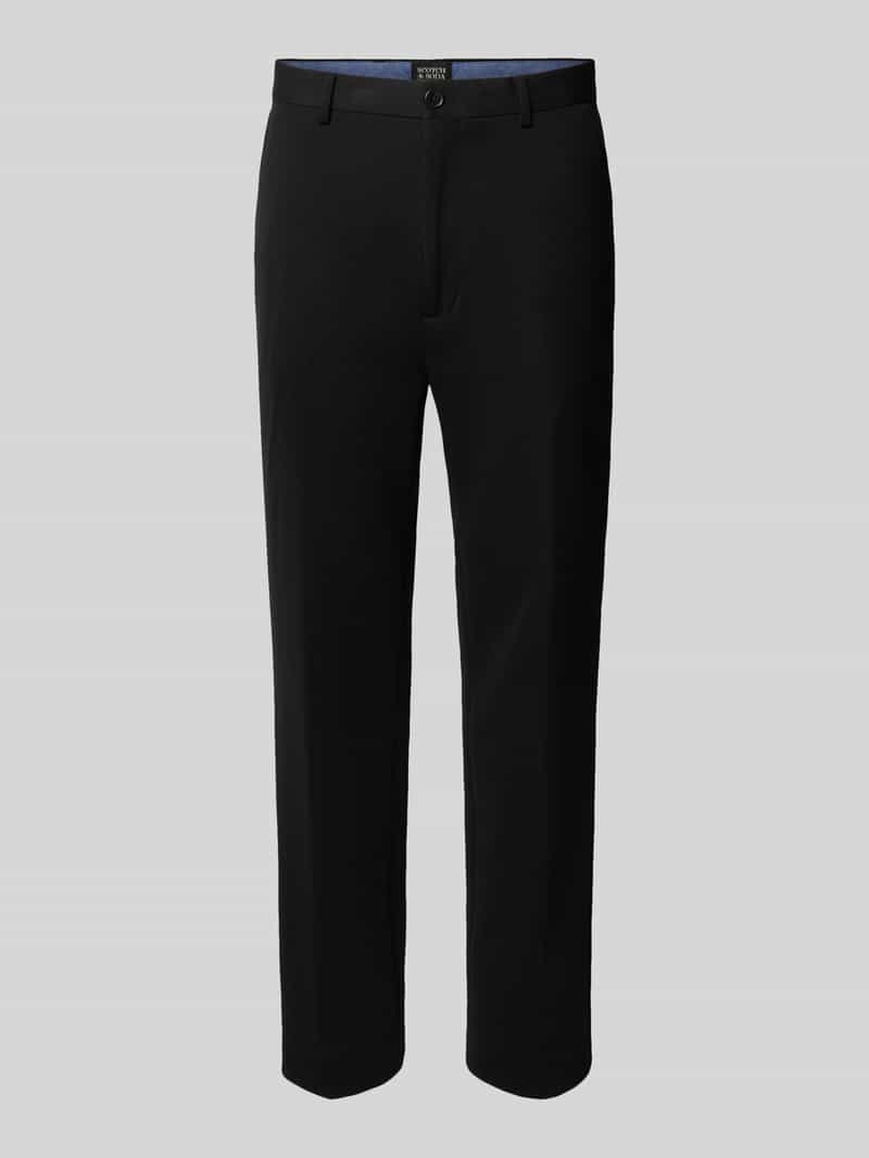 Scotch & Soda Slim fit stoffen broek met achterzakken model 'Mott'
