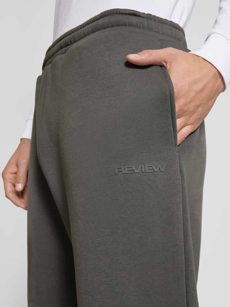 REVIEW Baggy fit sweatpants met elastische band