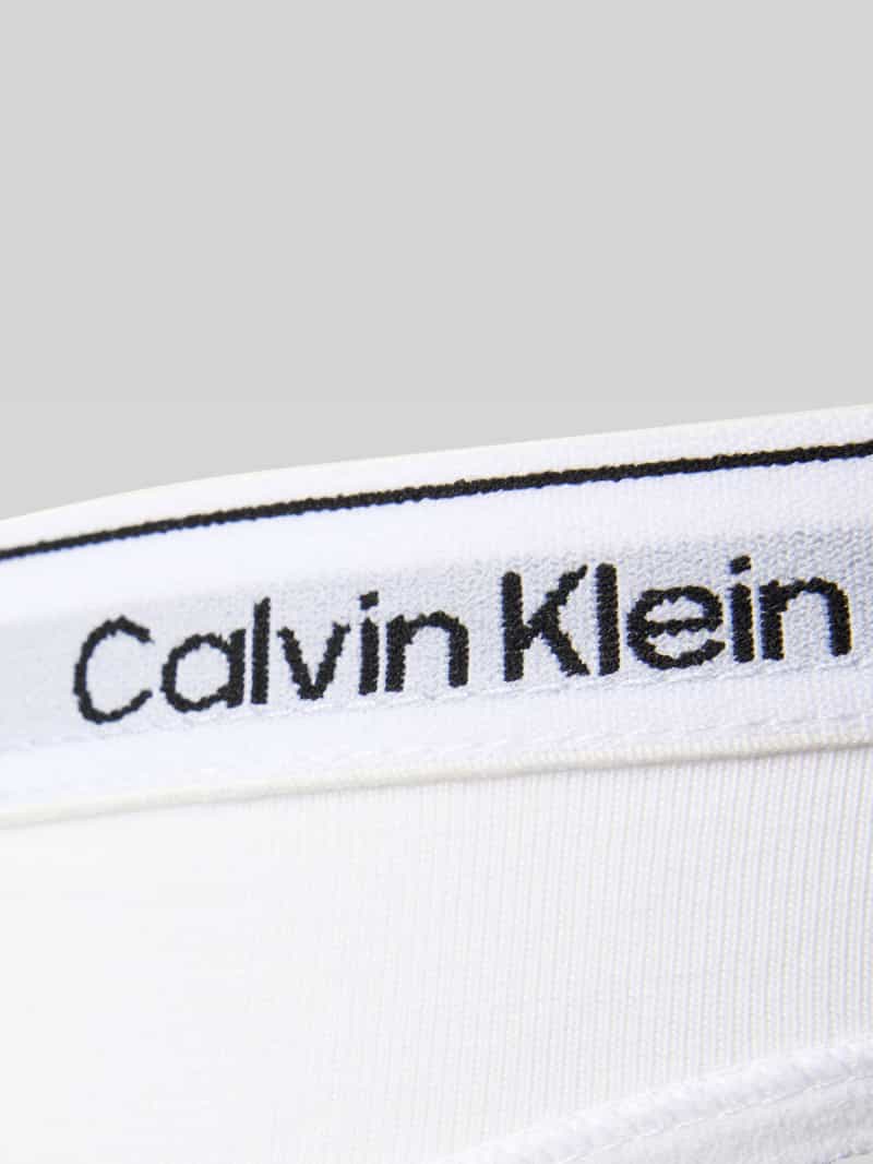 Calvin Klein Underwear Slip met logostitching in een set van 3 stuks model 'Bikini'