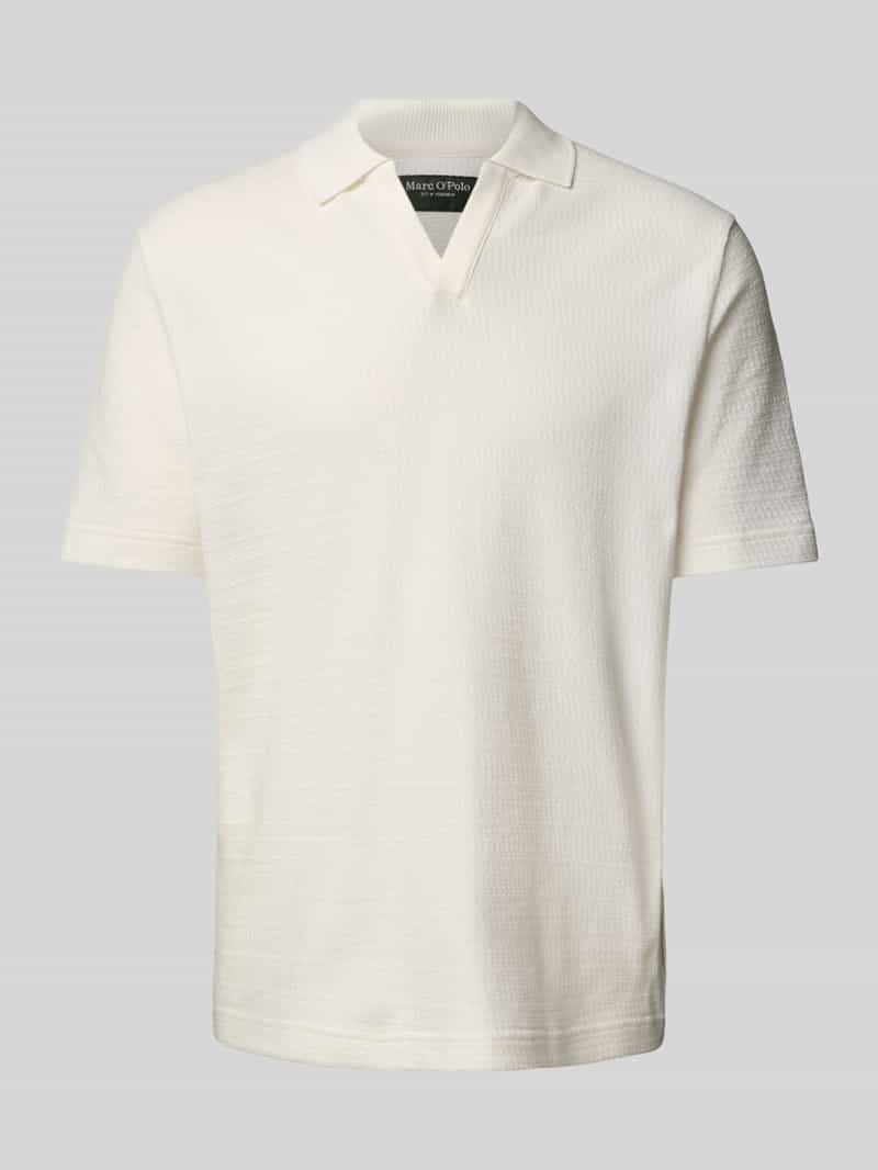 Marc O'Polo Regular fit poloshirt van een mix van katoen en elastaan