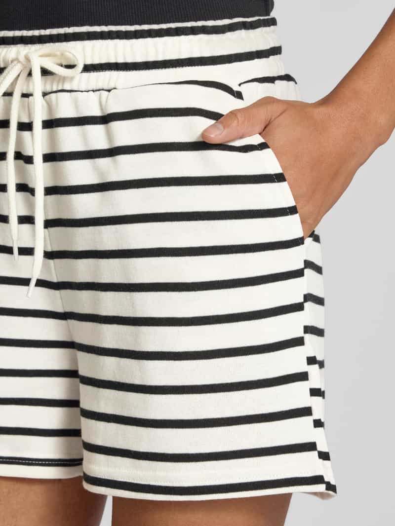 Pieces Regular fit bermuda met elastische band model 'CHILLI'