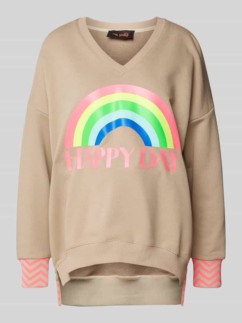 miss goodlife Oversized sweatshirt met motiefprint