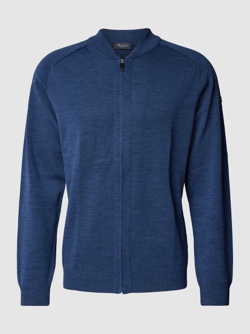 maerz muenchen Gebreid jack met labelpatch