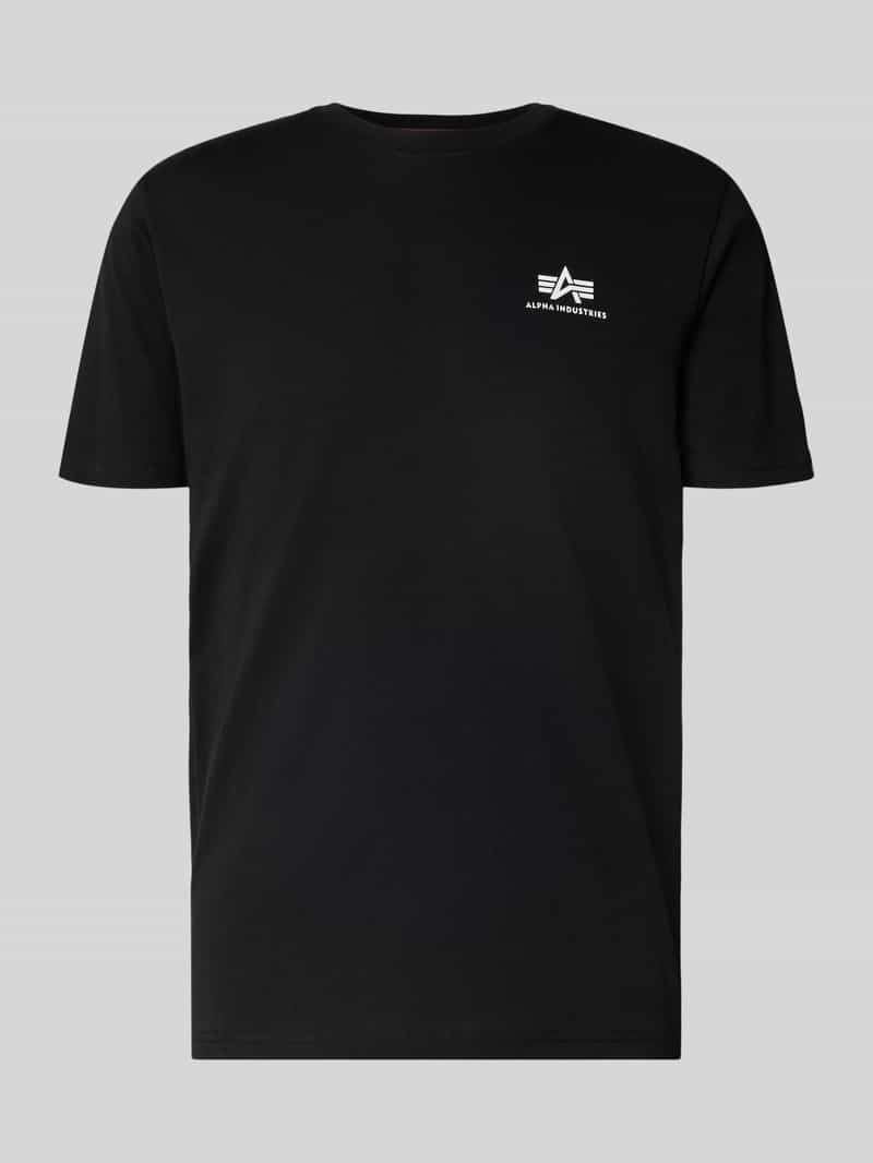 Alpha Industries Shirt met ronde hals Basic T Small Logo 2 Pack (set, 2-delig)