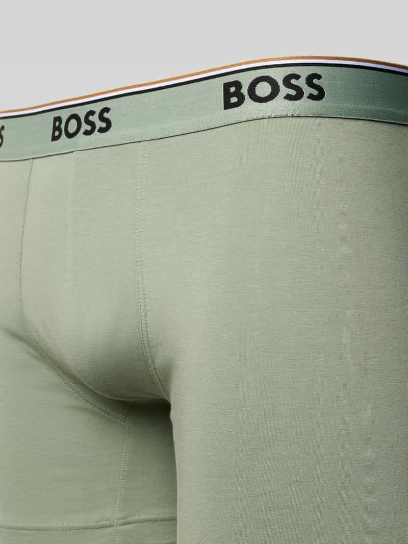 Boss Boxershort met elastische logoband in een set van 3 stuks